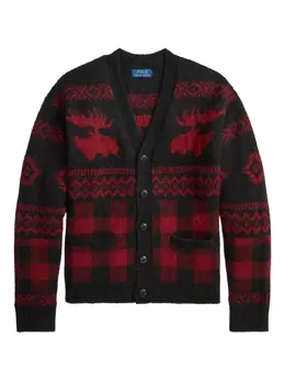 Polo Ralph Lauren: Чёрный кардиган 