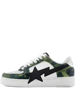 A BATHING APE®: Зелёные кроссовки 