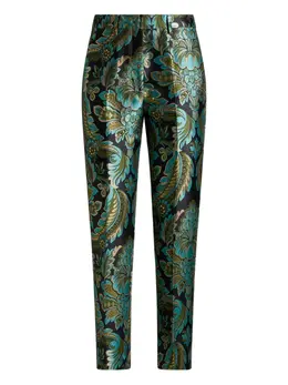 ETRO: Брюки с растительным принтом 