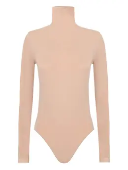 Wolford: Бежевый боди 