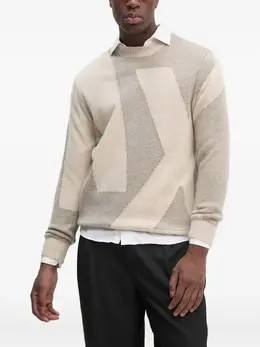 Armani Exchange: Светлый свитер 