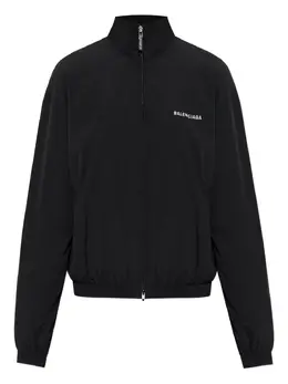 Balenciaga: Чёрная куртка 