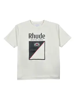 RHUDE: Хлопковая футболка 