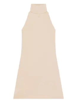 Courrèges: Платье без рукава 