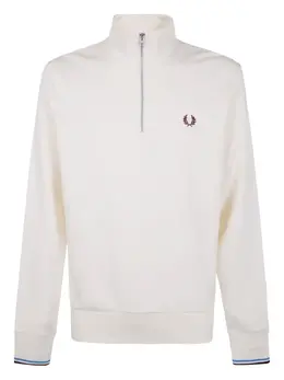 Fred Perry: Белый свитшот  Laurel Wreath