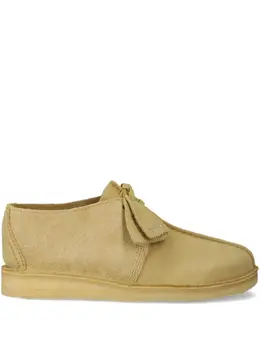 Clarks Originals: Бежевые ботинки 