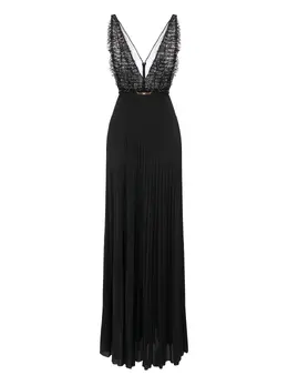 Elisabetta Franchi: Плиссированное платье 