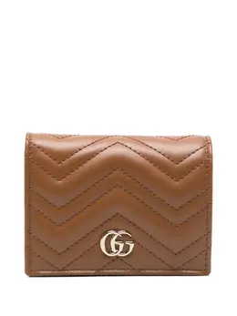 Gucci: Коричневый кошелёк  Double G