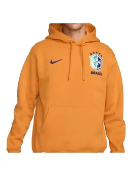 Nike: Оранжевая толстовка 