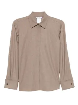 Max Mara: Рубашка с манжетами 