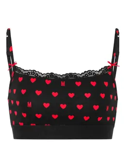 Moschino: Чёрный бюстгальтер 