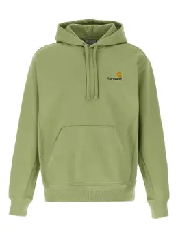 Carhartt WIP: Зелёная толстовка  American