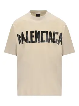 Balenciaga: Хлопковая футболка 