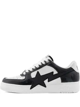 A BATHING APE®: Чёрные кроссовки 