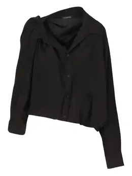 Balenciaga: Чёрный топ 