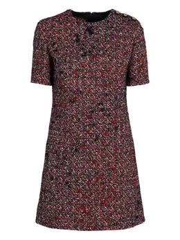 Gucci: Многоцветное платье 