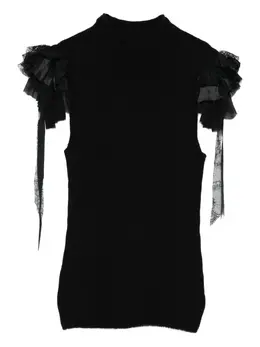 Alberta Ferretti: Чёрная блуза 