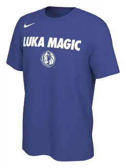 Nike: Голубая футболка 