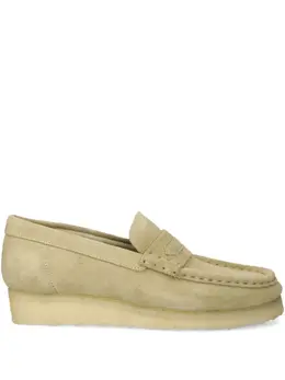 Clarks Originals: Бежевые лоферы 