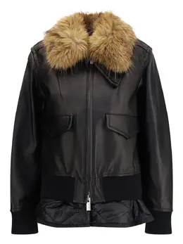 sacai: Плюшевая куртка 