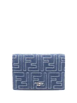 Fendi Pre-Owned: Голубой картхолдер 