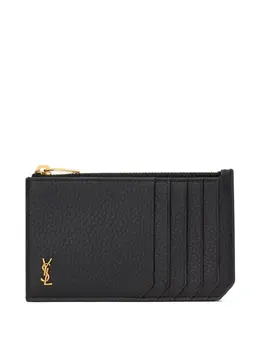 Saint Laurent: Чёрный картхолдер 