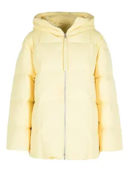 Jil Sander: Пальто с капюшоном 