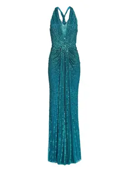 Jenny Packham: Голубое платье 
