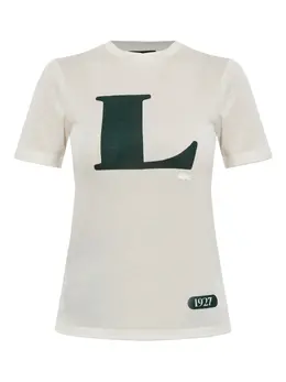Lacoste: Белая футболка 
