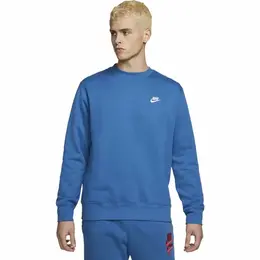 NIKE: Синий свитшот  Club
