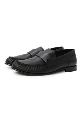 Jimmy Choo: Чёрные лоферы 