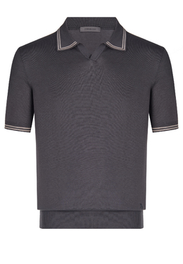 CORNELIANI: Серая футболка 