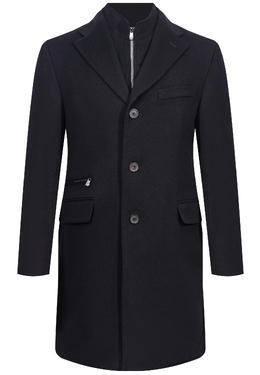 CORNELIANI: Чёрное пальто 
