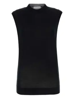 Sportmax: Чёрная майка 