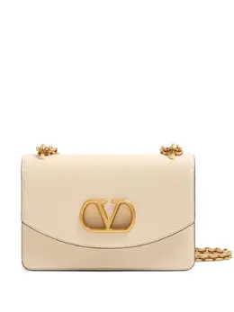 Valentino Garavani: Бежевая сумка 