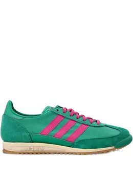 adidas: Зелёные кроссовки  SL-72