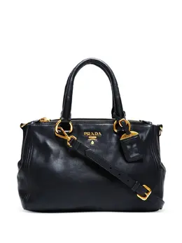 Prada Pre-Owned: Чёрная сумка-шоппер 