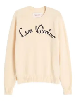 Valentino Garavani: Белый свитер 
