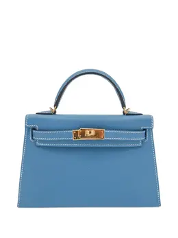 Hermès Pre-Owned: Голубая сумка-шоппер 