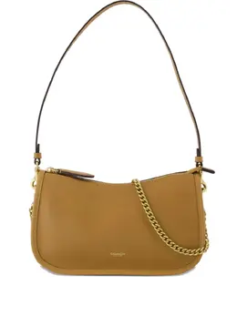 Coach: Коричневая сумка через плечо 