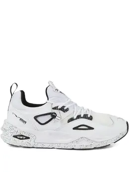 PUMA: Чёрные кроссовки 