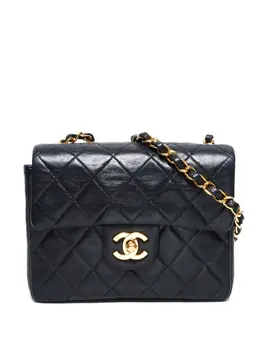 CHANEL Pre-Owned: Чёрная сумка 