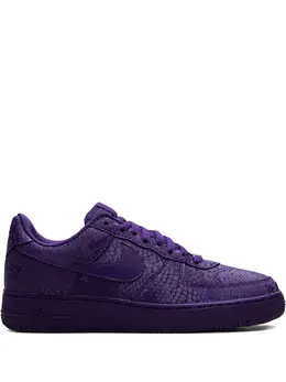 Nike: Фиолетовые кроссовки  Air Force 1