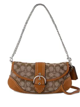 Coach: Коричневая сумка 