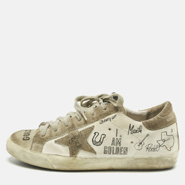 Golden Goose: Белые кроссовки  Superstar