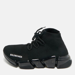 Balenciaga: Чёрные кроссовки  Speed.2
