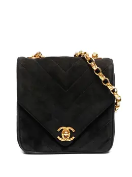 CHANEL Pre-Owned: Чёрная сумка 