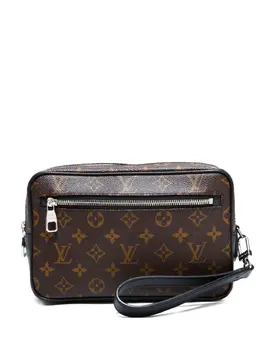 Louis Vuitton Pre-Owned: Коричневый клатч 
