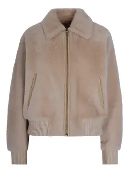 Max Mara: Бежевая куртка 