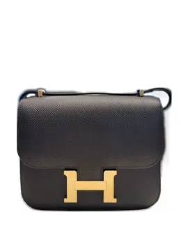 Hermès Pre-Owned: Чёрная сумка через плечо 